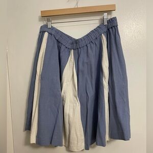 Fashion Brand Company - Blue & White Cheerleader Skirt - 3x/4x